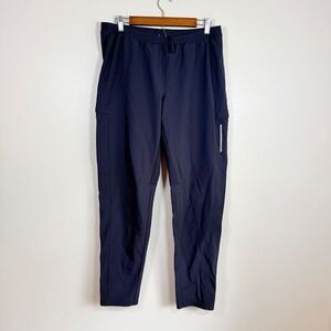REI Co-op Swiftland‎ Reflective Active Running Pants Size Large Navy Blue